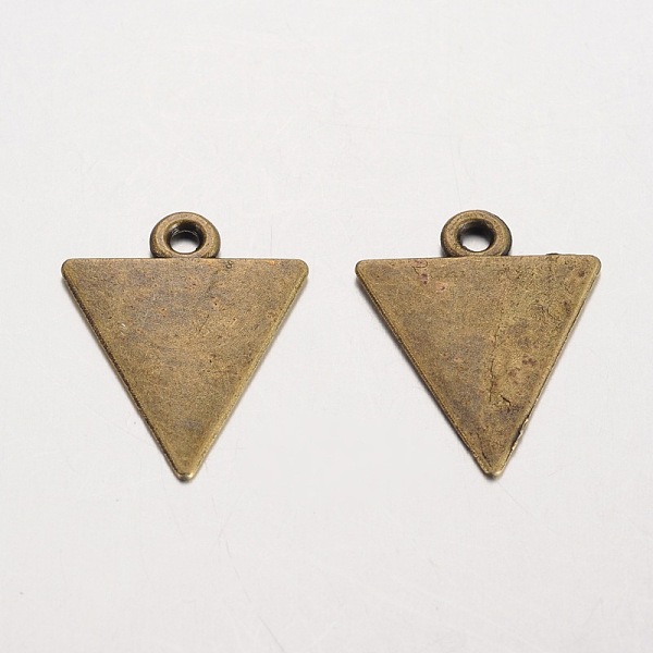 

PandaHall Triangle Tibetan Style Alloy Blank Tag Pendants, Lead Free & Nickel Free & Cadmium Free, Antique Bronze, 23x18x1.2mm, Hole: 2mm...