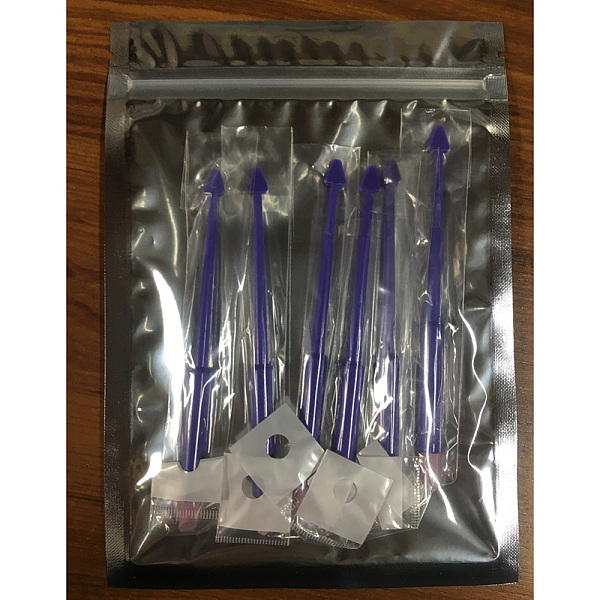 

PandaHall Nail File Cuticle Remover Trimmer Buffer Pedicure Pen, Nail Polishing Pen, Stone Sanding Nail File Tools, Mauve, 12.3x8.5mm..., Purple