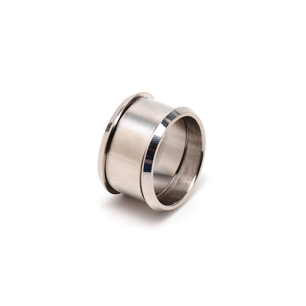

PandaHall 3Pcs 316 Stainless Steel Grooved Finger Ring Settings, Ring Core Blank, for Inlay Ring Jewelry Making, Stainless Steel Color...