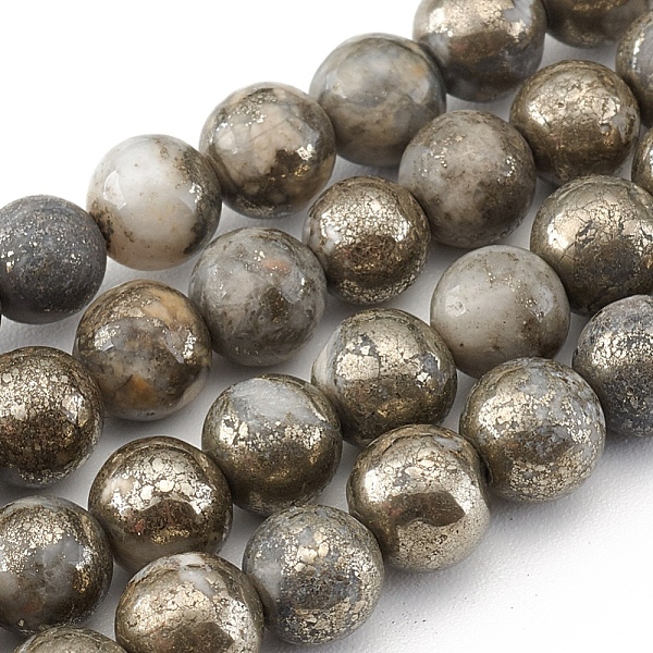 Natural Pyrite Bead… - image