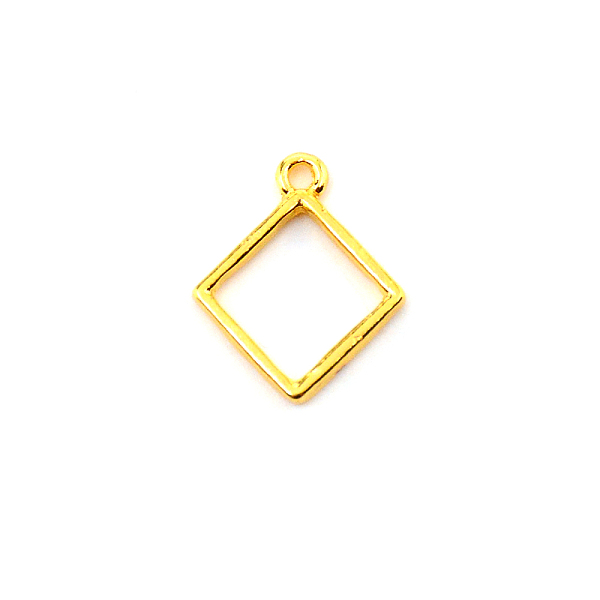 

PandaHall Alloy Open Back Bezel Pendants, for DIY UV Resin, Epoxy Resin, Pressed Flower Jewelry, Cadmium Free & Lead Free, Rhombus, Golden...