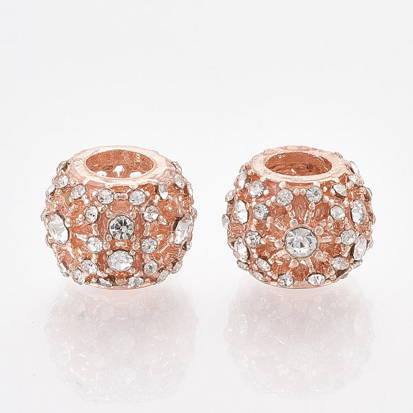 Rose Gold Plated Alloy European Beads