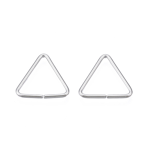 

PandaHall Brass Triangle Linking Ring, Buckle Clasps, Quick Link Connector, Fit for Top Drilled Beads, Webbing, Strapping Bags, Cadmium Free...