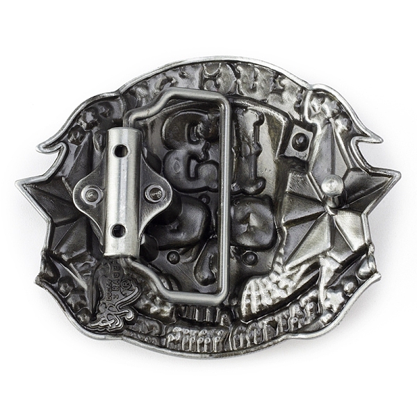 

PandaHall Alloy Enamel Buckles, Belt Fastener, for Men's Belt, Skull, Antique Silver, 65x80mm Alloy Skull