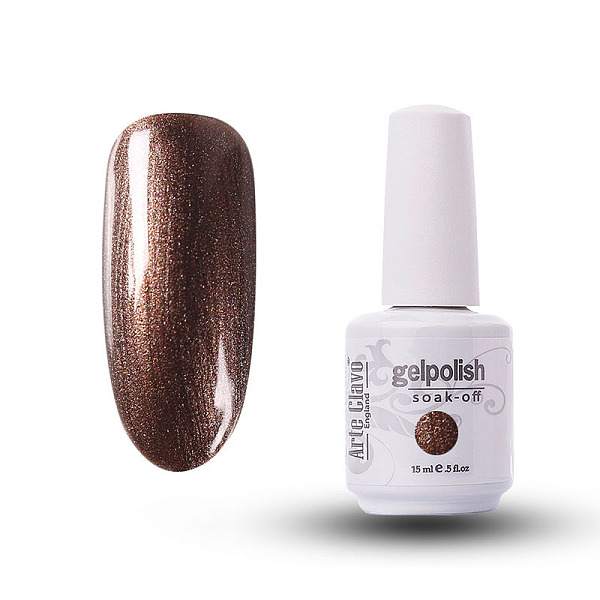 

PandaHall 15ml Special Nail Gel, for Nail Art Stamping Print, Varnish Manicure Starter Kit, Camel, Bottle: 34x80mm Resin Brown