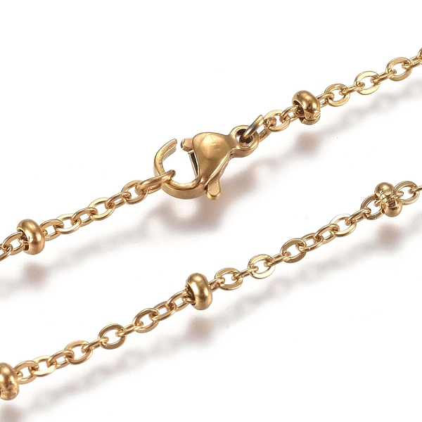 304 Stainless Steel Cable Chains/Satellite Chains Necklaces