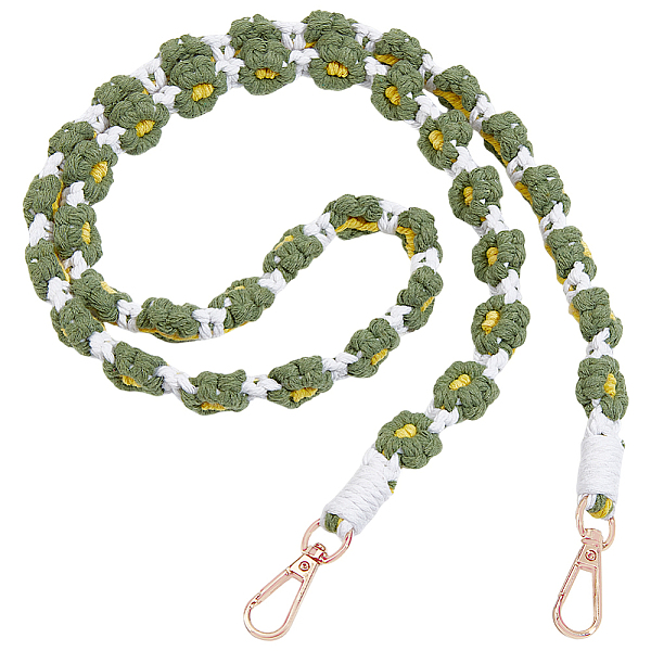 1Pc Cotton Rope Shoulder Purse Straps