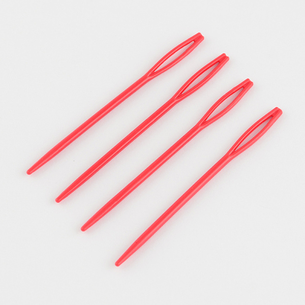 Child Plastic Knit Needles Sewing Knitting Cross Stitch