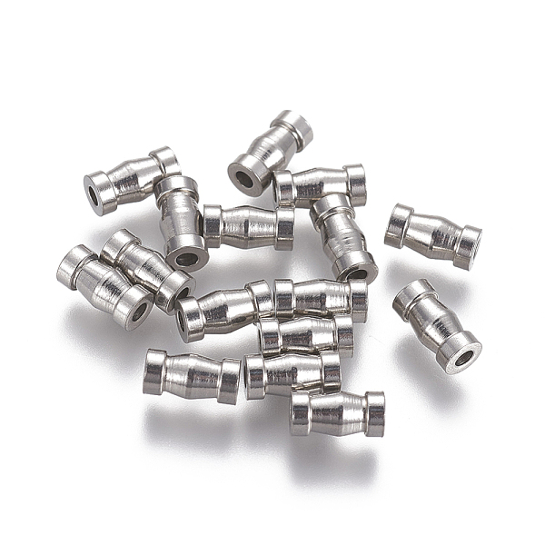 

PandaHall 201 Stainless Steel Beads, Tube, Stainless Steel Color, 8.4x4mm, Hole: 1.5mm 201 Stainless Steel Tube