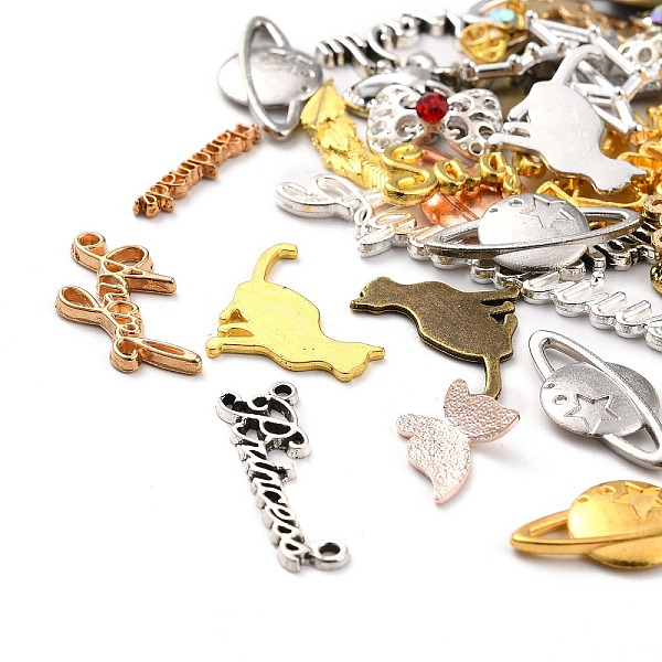 

PandaHall Alloy Open Back Bezel Pendants, For DIY UV Resin, Epoxy Resin, Pressed Flower Jewelry, Mixed Color, 3~48x15~17.5x1~3.5mm Alloy...