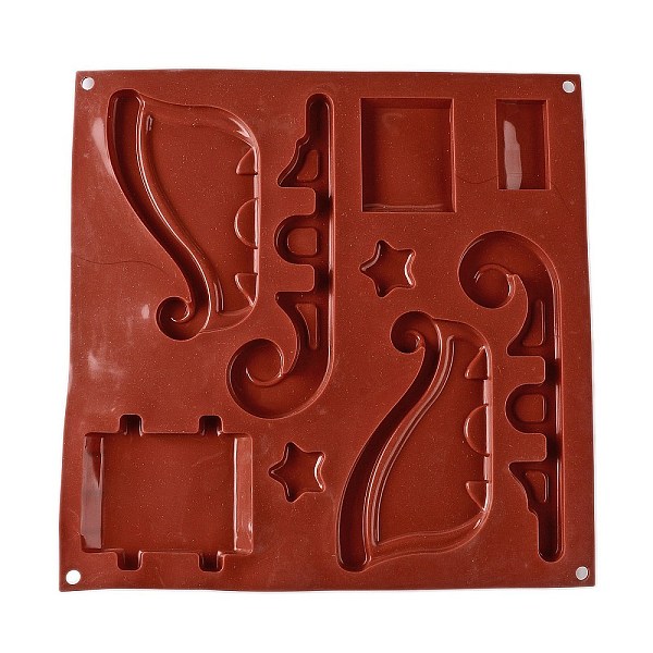 

PandaHall Square Cake DIY Food Grade Silicone Mold, Cake Molds (Random Color is not Necessarily The Color of the Picture), Random Color..., Multicolor