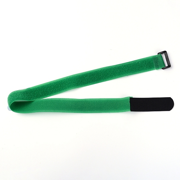 

PandaHall Reusable Nylon Cable Ties, Hook and Loop Cord Organizer Wire Ties, for Earbud Headphones Phones Electronics Electrical Computer PC..., Green