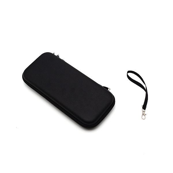 

PandaHall Game Console EVA Cute Portable Carring Case, Polyester and PU Case with Iron Finding, Black, 260x117.5x48.5mm Polyester Black