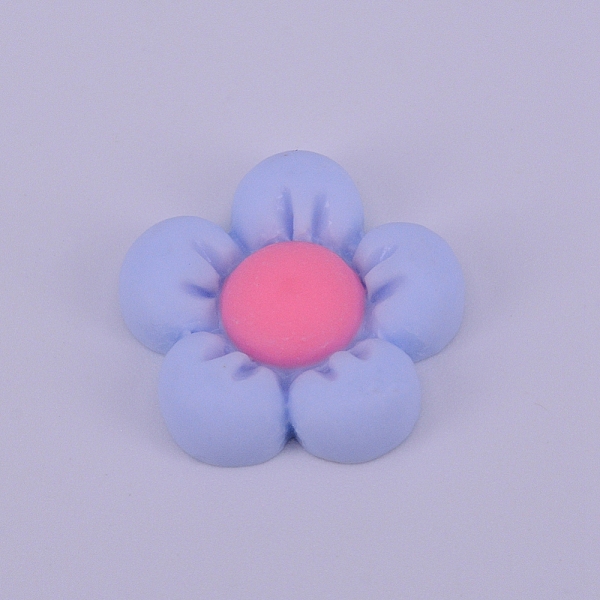 

PandaHall Opaque Frosted Resin Cabochon, Flower, Lavender, 21.5x5.5mm Resin Flower Purple