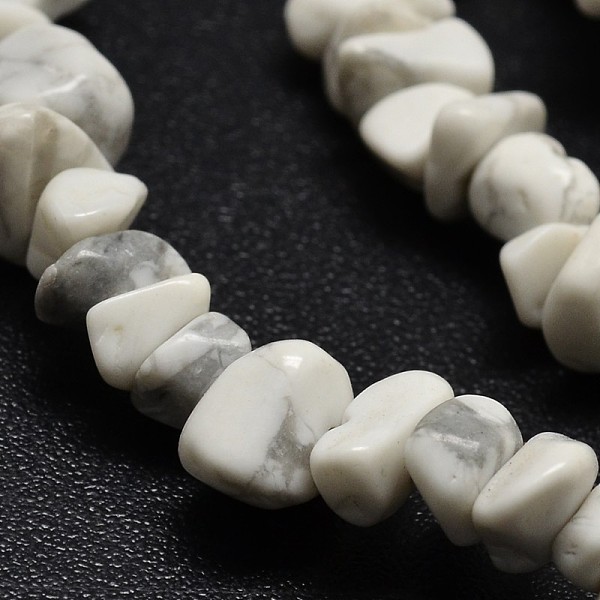 Chip Natural Howlite Beads Strands