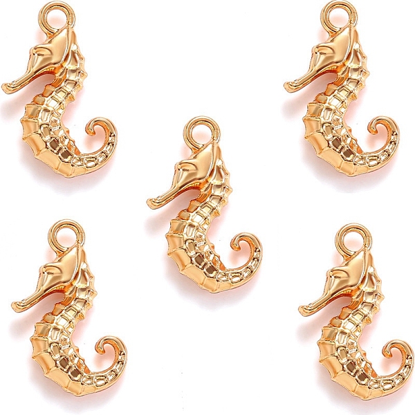 

PandaHall Alloy Pendants, Sea Horse, Light Gold, 22x14mm, Hole: 2mm Alloy Sea Horse