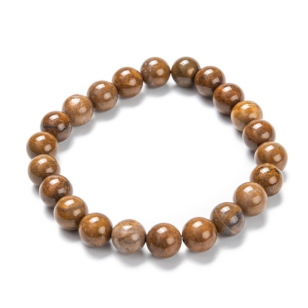 

PandaHall Natural Gemstone Stretch Beaded Bracelets, Round, Inner Diameter: 2-1/8 inch(5.5cm), Beads: 8~9mm Other Jade