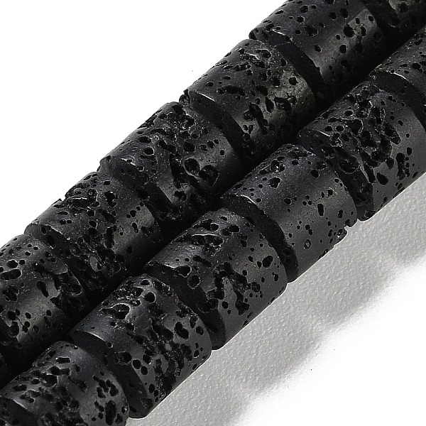 

PandaHall Synthetic Lava Rock Dyed Beads Strands, Barrel, Black, 8~9x8~9mm, Hole: 1mm, about 47pcs/strand, 15.28''(38.8cm) Lava Rock Barrel...