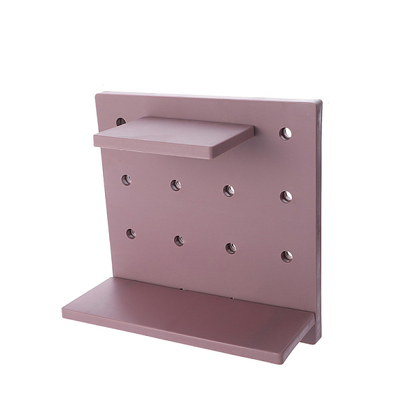 

PandaHall Plastic Pegboard Wall Mount Dispaly, Storage Rack Board, Wall Mount Storage Shelf, for Living Room Kitchen Bathroom Wardrobe...