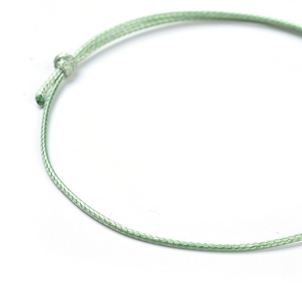 Eco-Friendly Korean Waxed Polyester Cord Bracelet Making