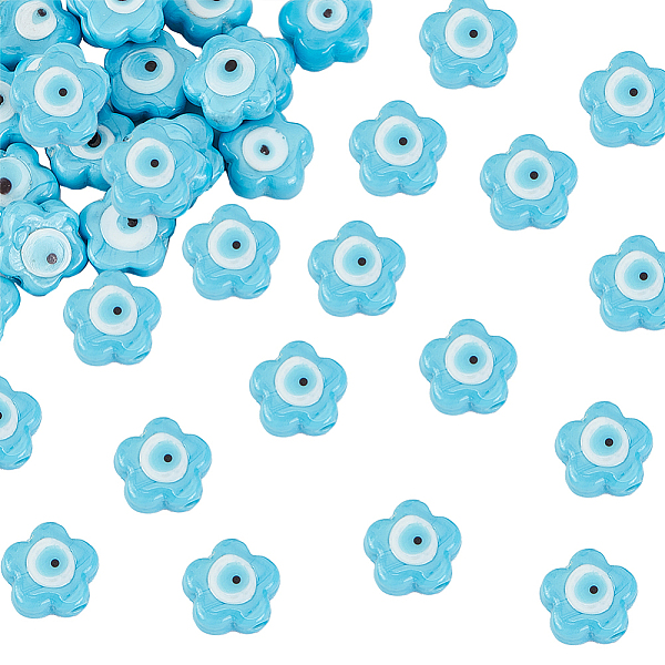 Handmade Evil Eye Lampwork Beads
