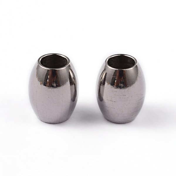 

PandaHall 304 Stainless Steel Spacer Beads, Barrel, Stainless Steel Color, 6x5mm, Hole: 2.5mm 304 Stainless Steel Barrel