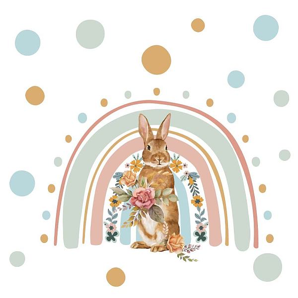 

PandaHall PVC Wall Stickers, Wall Decoration, Rabbit, 390x950mm, 2pcs/set PVC Rabbit