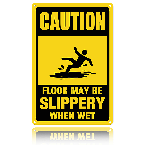 

PandaHall Aluminum Warning Sign, Rectangle with Word, Word, 30x20x0.08cm Aluminum Word
