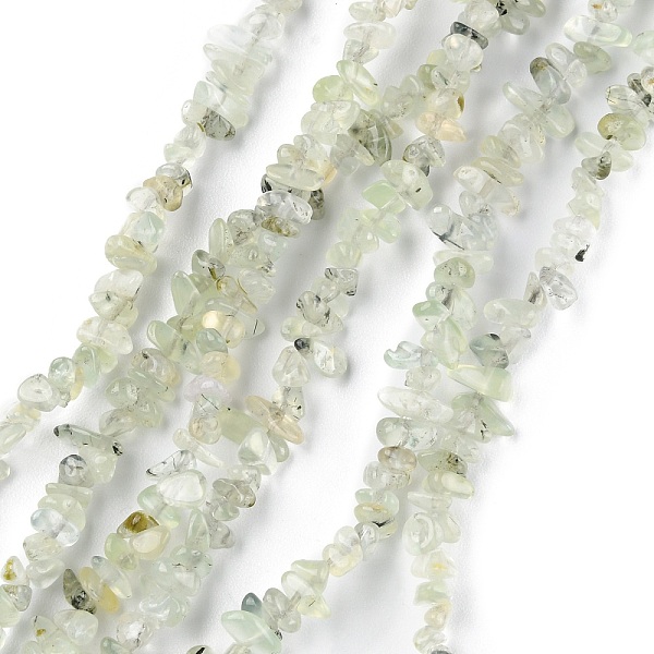 

PandaHall Natural Prehnite Beads Strands, Chip, 1.5~4.5x3~13x2.5~8mm, Hole: 0.6mm, 30.94~31.97 inch(78.6~81.2cm) Prehnite Chip
