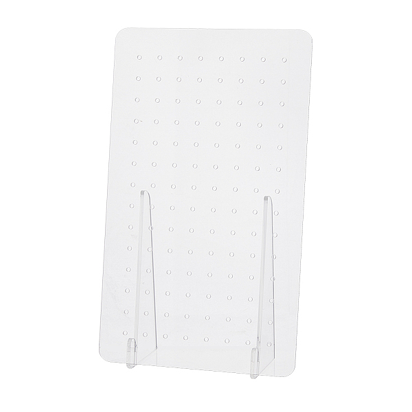 

PandaHall Rectangle Transparent Acrylic Slant Back Earring Display Stands, Earring Organizer Holder, Clear, Finish Product: 5.2x15x25cm...