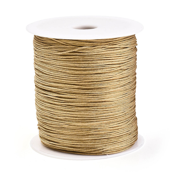 

PandaHall Nylon Thread, Chinese Knotting Cord, Dark Goldenrod, 1mm, about 284.33~306.21 yards(260~280m)/roll Nylon