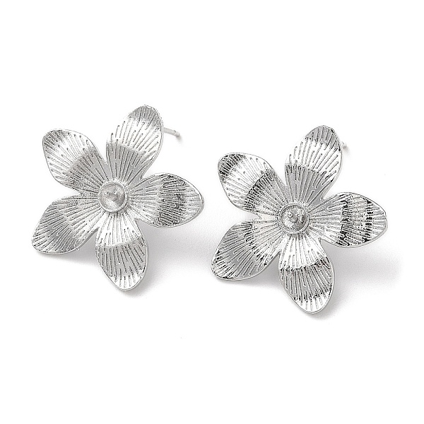 Brass Stud Earrings… - image