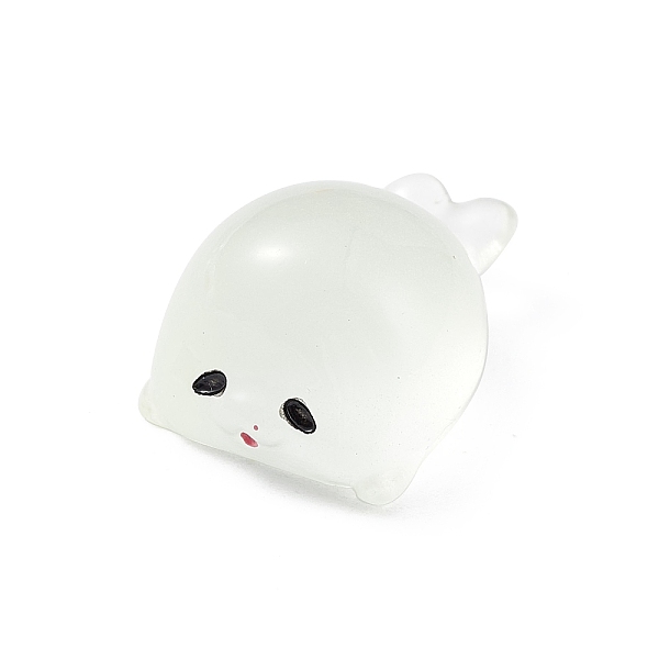

PandaHall Luminous Resin Sea Animals Display Decoration, Glow in the Dark, Micro Landscape Fish Tank Decoration, Sea Lion, 23x16x12mm Resin..., White
