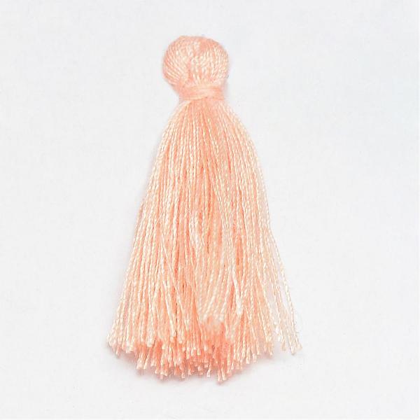 

PandaHall Handmade Polycotton(Polyester Cotton) Tassel Decorations, Pendant Decorations, PeachPuff, 29~35mm Polycotton Brown