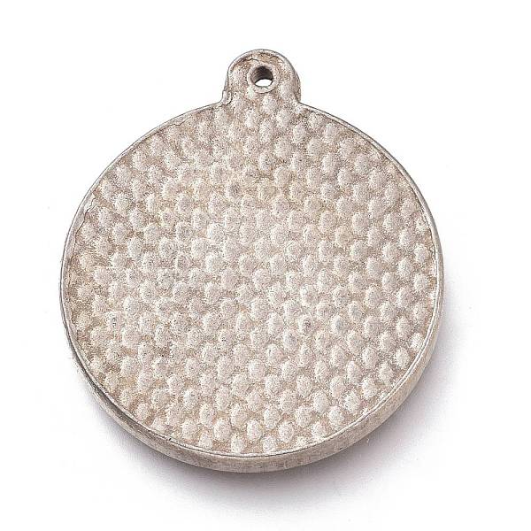 

PandaHall 304 Stainless Steel Pendants, Flat Round with Tree of Life, Stainless Steel Color, 28x24x3mm, Hole: 1.2mm 304 Stainless Steel Flat...