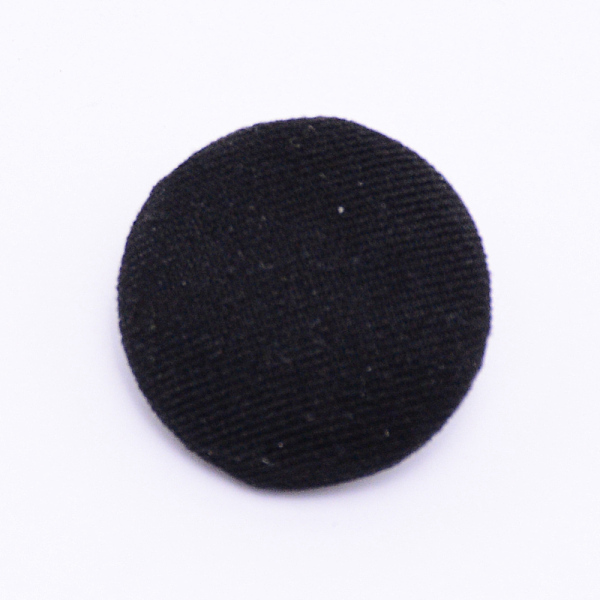 

PandaHall Cloth Shank Buttons, with Zinc Alloy Finding, Flat Round, for Overcoat Garment Accessories, Platinum, Black, 19x8mm, Hole: 3x3mm...