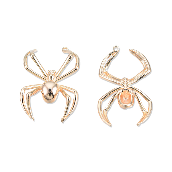 

PandaHall Brass Pendants, Cadmium Free & Nickel Free & Lead Free, Spider, Real 18K Gold Plated, 32x20.5x6mm, Hole: 1.2mm Brass Spider