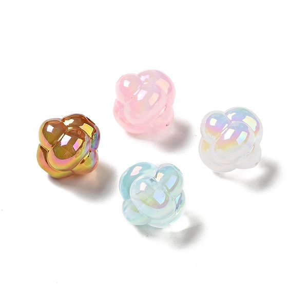 

PandaHall UV Plating Rainbow Iridescent Acrylic Beads, Knot, Mixed Color, 17x17.5x17.5mm, Hole: 2.8mm Acrylic Others Multicolor