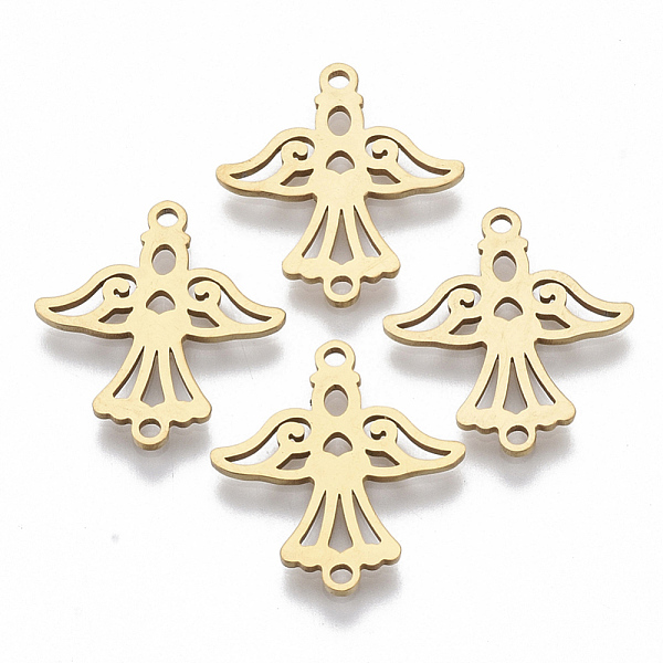

PandaHall 201 Stainless Steel Links connectors, Laser Cut, Eagle, Golden, 19x17x1mm, Hole: 1.4mm 201 Stainless Steel Other Animal