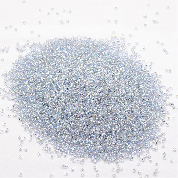 

PandaHall 6/0 Round Glass Seed Beads, Grade A, Silver Lined Square Hole, Transparent Colours Rainbow, Alice Blue, 3.6~4.0mm, Hole: 1.2mm...