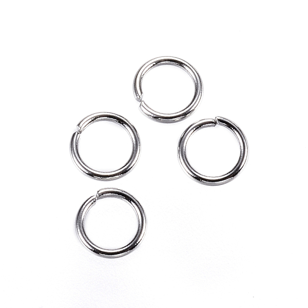 

PandaHall 304 Stainless Steel Jump Rings, Open Jump Rings, Stainless Steel Color, 4x0.6mm, 22 Gauge, Inner Diameter: 2.8mm 304 Stainless...