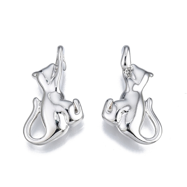 

PandaHall Rack Plating Alloy Pendants, Cadmium Free & Nickel Free & Lead Free, Leopard, Platinum, 28.5x16x5mm, Hole: 2mm Alloy Other Animal