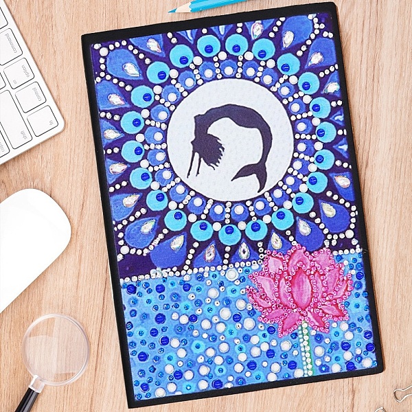 

PandaHall DIY Flower Pattern Notebook Diamond Painting Kits, Including Resin Rhinestones Bag, Diamond Sticky Pen, Tray Plate & Glue Clay...