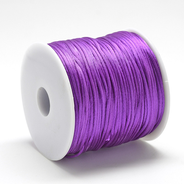 

PandaHall Nylon Thread, Purple, 2.5mm, about 32.81 Yards(30m)/Roll Nylon Purple