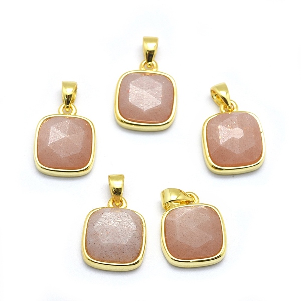 Natural Sunstone Pendants