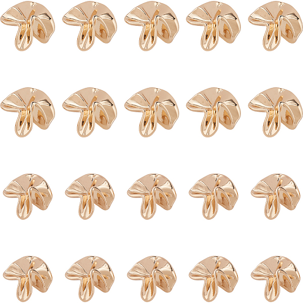 

PandaHall GORGECRAFT 20Pcs Unique Shape Sewing Buttons 28mm & 25mm Light Gold Buttons Bulk Flower Shape Buttons Electroplating Metal Button...