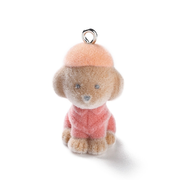 Flocky Resin Pendan… - image