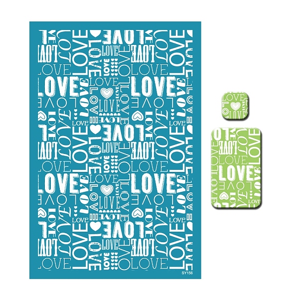 

PandaHall Polyester Silk Screen Printing Stencil, Reusable Polymer Clay Silkscreen Tool, for DIY Polymer Clay Earrings Making, Word, 15x9cm..., Cyan