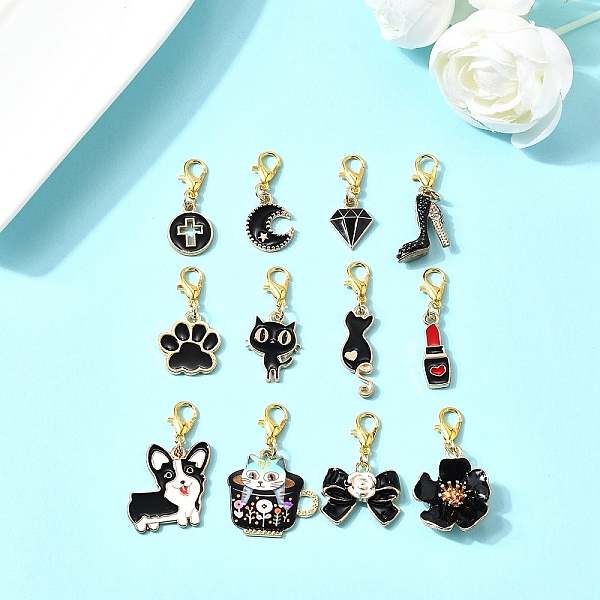 12Pcs Alloy Enamel … - image