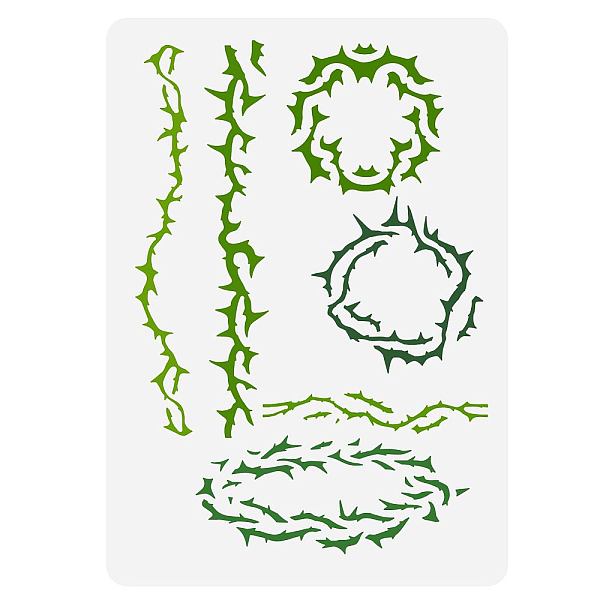 

PandaHall Plastic Drawing Painting Stencils Templates, for Painting on Scrapbook Fabric Tiles Floor Furniture Wood, Rectangle, Other Pattern...